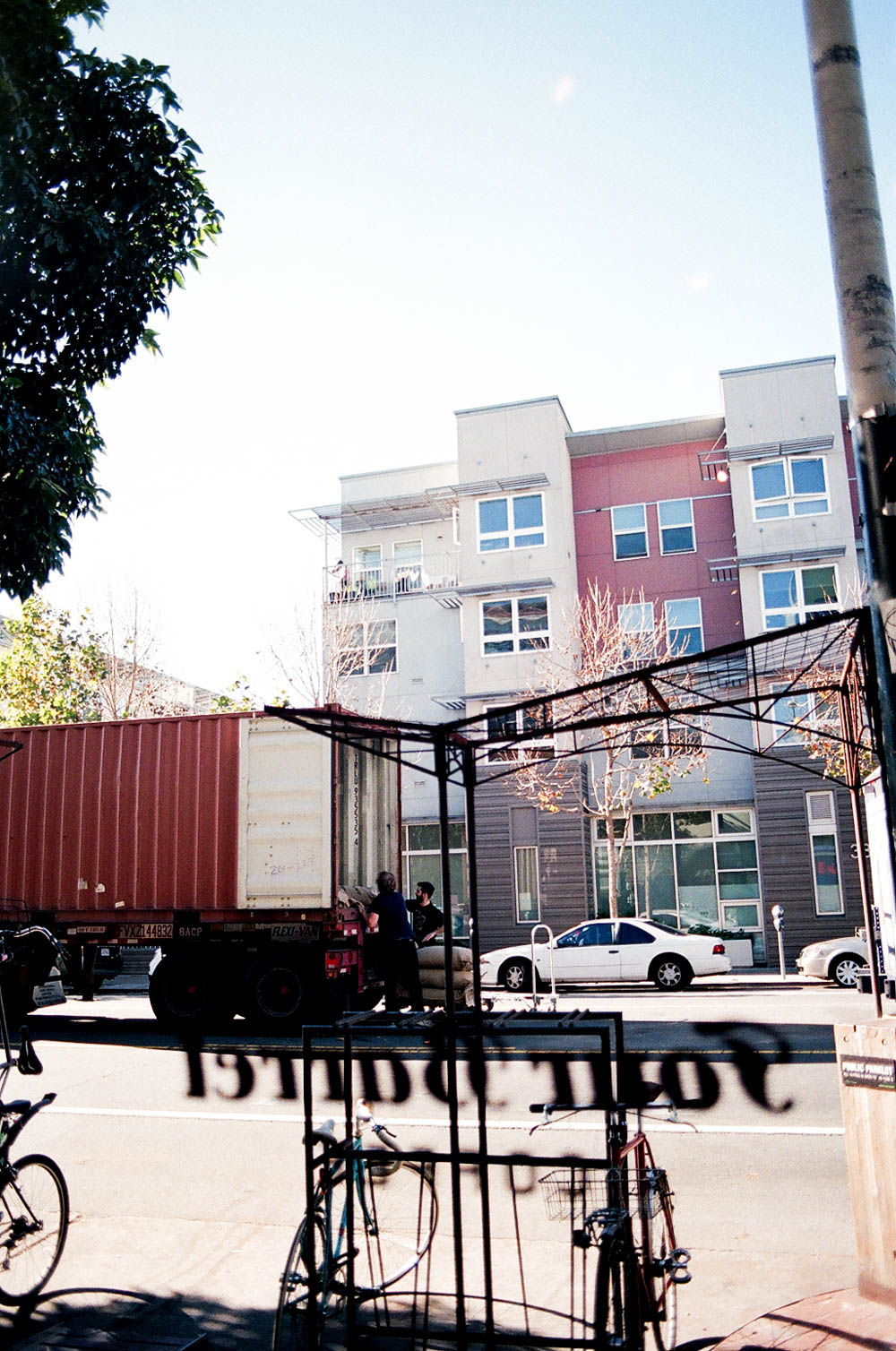 Four Barrel Unloading Coffee